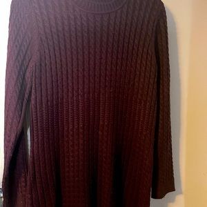 Calvin Klein Plum Sweater Dress